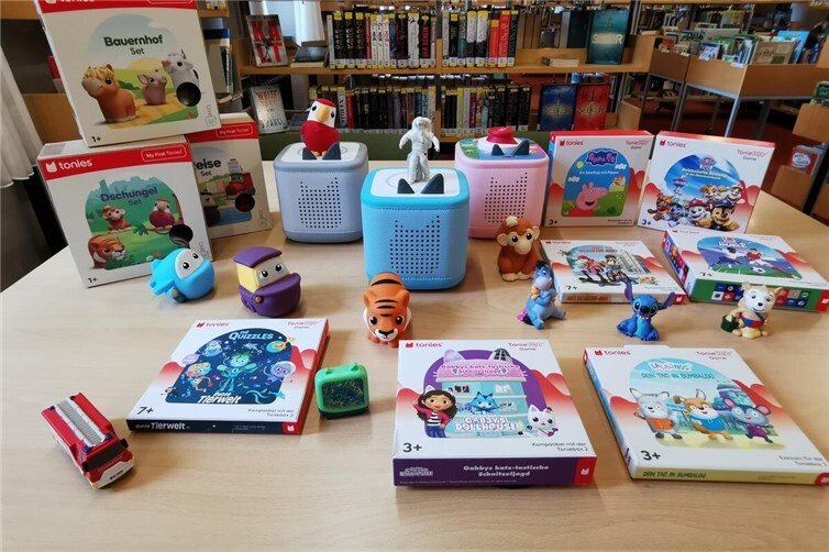 Das Tonie-Angebot der Stadtbibliothek wird sehr gut angenommen.