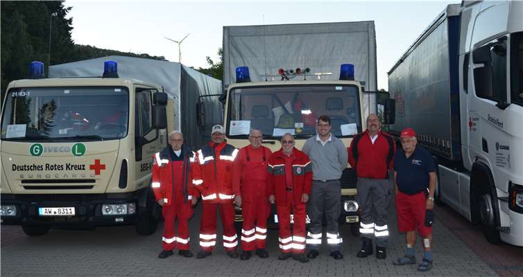 Das Transportteam vor der Abreise.Foto: privat