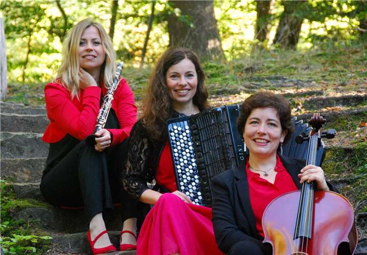 Das Trio Con Abbando freut sich schon auf ihren Auftritt. Foto: Trio Con Abbandono