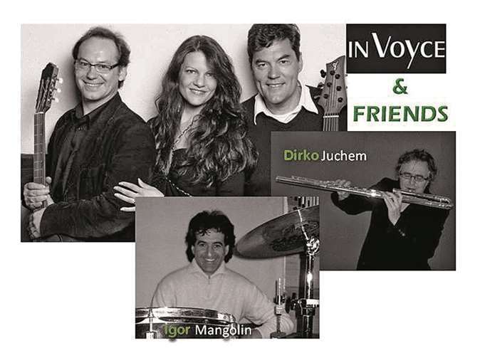 Das Trio „InVoyce & Friends“ mit Dirko Juchem und Igor Mangolin präsentieren ihr Können am 19. Oktober in Kollig. privat