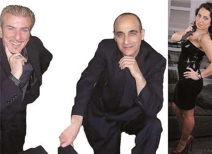 Das Trio: Toni&Tonino sowie die Sängerin Lisa Fornaci.Privat