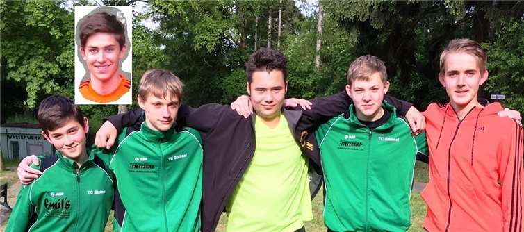 Das U-18-M-Team befindet sich auf Vizemeisterkurs: Adrian Beck, Jonas Vohl, Sven Schuh, Lennart Neitzert, Emil Müller und Julian Stallmann (von links). TC Steimel