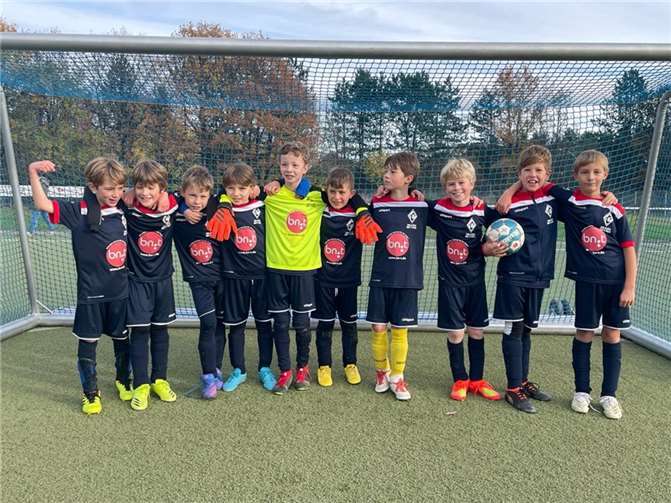 Das U10-Team aus Pech hat die Meisterschaft 2022 in der Staffel 14 im Kreis Bonn gewonnen.  Foto: privat