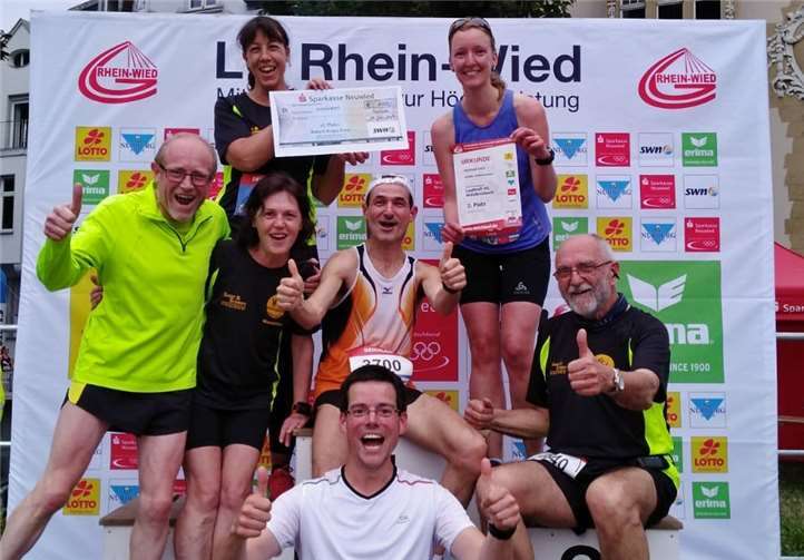 Das VfL-Team freute sich über die Einzelpodestplätze und den Sieg in der Teamwertung.Foto: privat