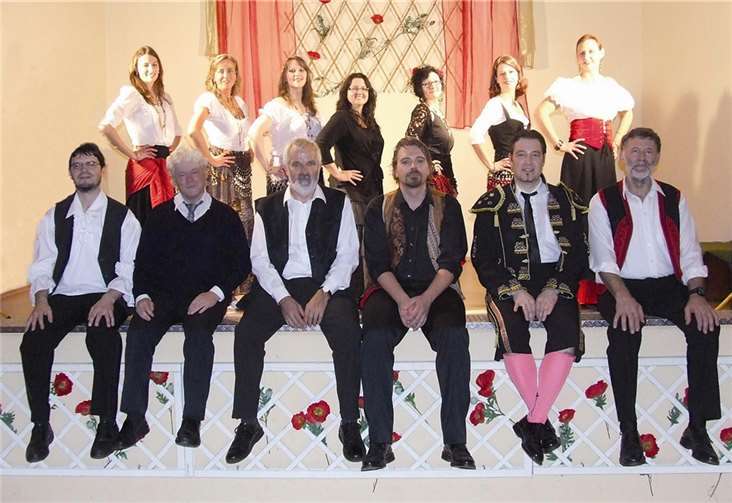 Das Vokalensemble ProMusica Koblenz bietet einen abwechslungsreichen Ablauf bekannter Arien, Lieder und Chöre und setzt die einzelnen Stücke in passenden Kostümen wirkungsvoll in Szene. privat