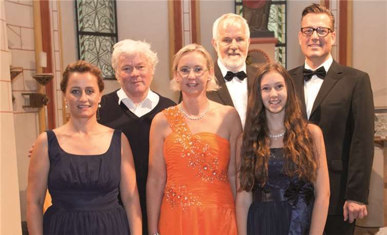 Das Vokalquartett „Amabile“ begeisterte das Publikum in der Matthiaskapelle.privat