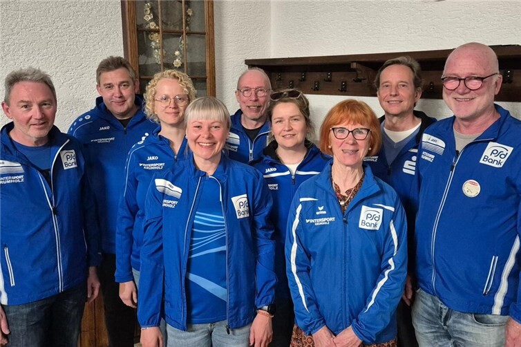 Das Vorstands-Team der LG Laacher See (v. Links): Frank Schäfer, Michael Ringel,  Ariane Kreußel,  Doreen Köhler,  Fred Wehren,  Daniela Ringel,  Anita Massion,  Bernhard Schiffers und Roland Wesche. 