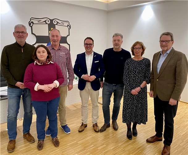 Das Vorstandsteam der CDU-Fraktion (von links): Michael Sell, Elena Dahmen, Otmar Soukup, Joachim Kühlwetter, Michael Sperling, Katja Kroeger und Rainer Friedrich.  Foto: CDU Meckenheim