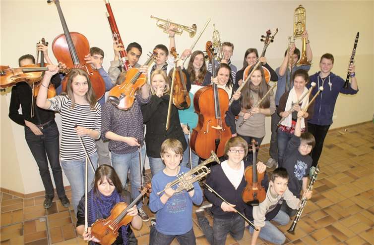 Das Wachtberger Jugendorchester ist gut vorbereitet für das bevorstehende Konzert am kommenden Sonntag. privat