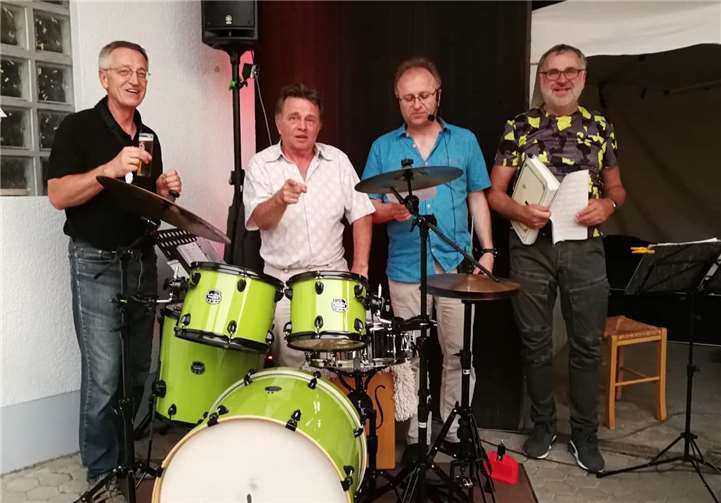Das Walberberger Jazz Orchester ist eigentlich ein DO-Jazzo, ein Dorf-Jazz Orchester, und es ist dann auch keine Big Band, sondern ein Quartett. Foto: privat