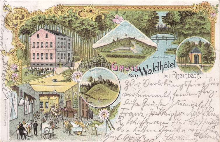 Das Waldhotel um die Jahrhundertwende. Repro: Stadtarchiv Rheinbach