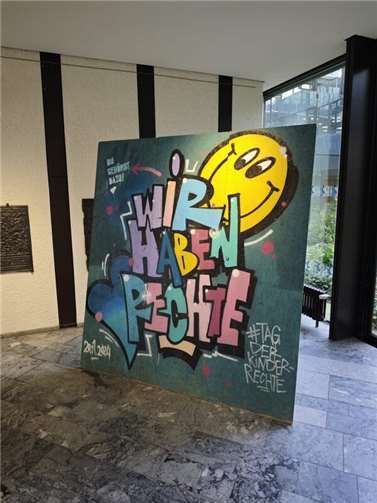 Das Wandbild ist derzeit in Siegburg zu sehen.  Foto: privat