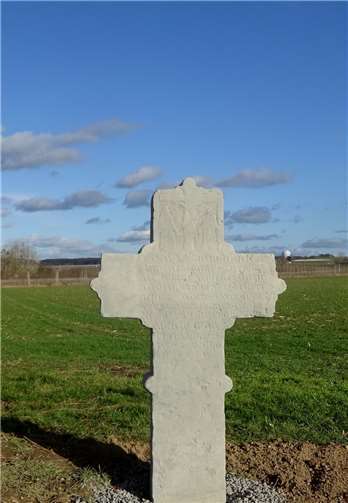 Das Wegekreuz erstrahlt in neuem Glanz.