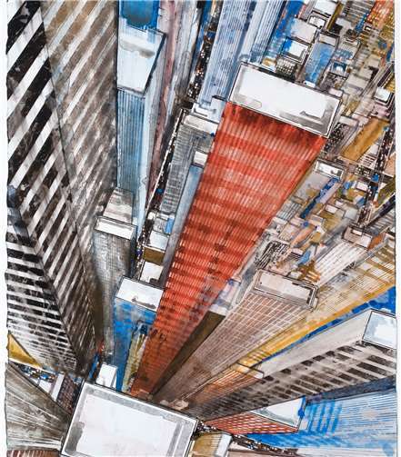 Das Werk „New York" von Gottfried Salzmann. Foto: Gottfried Salzmann