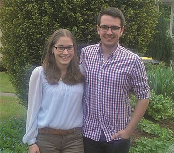 Das Westumer Maikönigspaar 2015, Mareike Nachtsheim und Mike Schmitz.privat