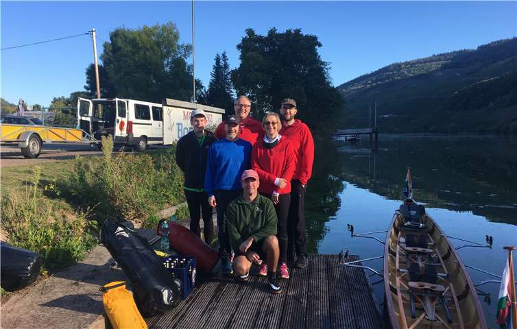 Das Wetter hatte es mit den Ruderern auf ihrer Tour gut gemeint.Foto: privat