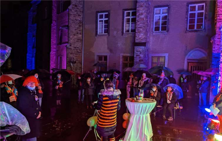 Das Wetter spielte beim karnevalistischen Gottesdienst leider nicht mit. Foto: privat