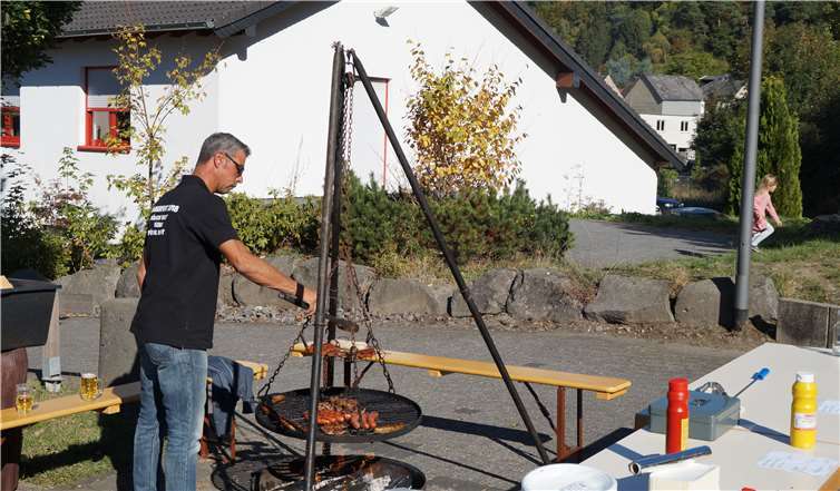 Das Wetter war ideal zum Grillen.