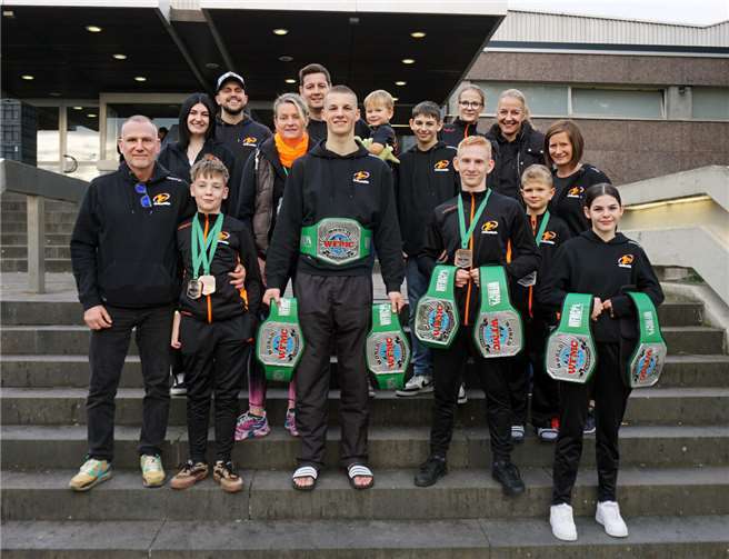 Das Wettkampfteam von Outcast Fighting e.V.