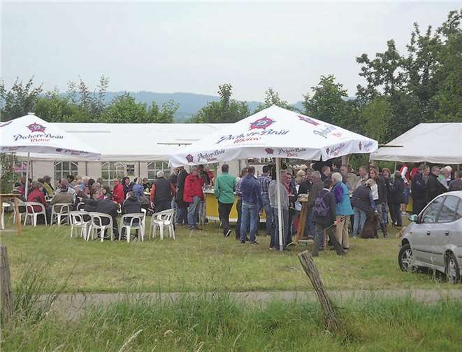 Das Wiesenfest war gut besucht.