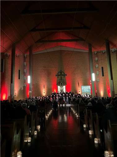 Das Winterkonzert des Kirchenchores Cäcilia und der Young Voices fand in der Kirche St. Martin in Ochtendung statt.  Foto: privat