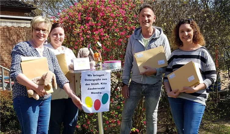 Das Zauberwald-Team wird kreativ, um weiterhin im engen Kontakt mit den Familien zu bleiben. Foto: privat