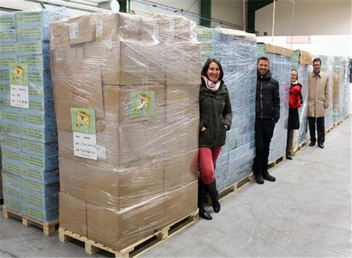 Das Zentrallager in Würzburg.