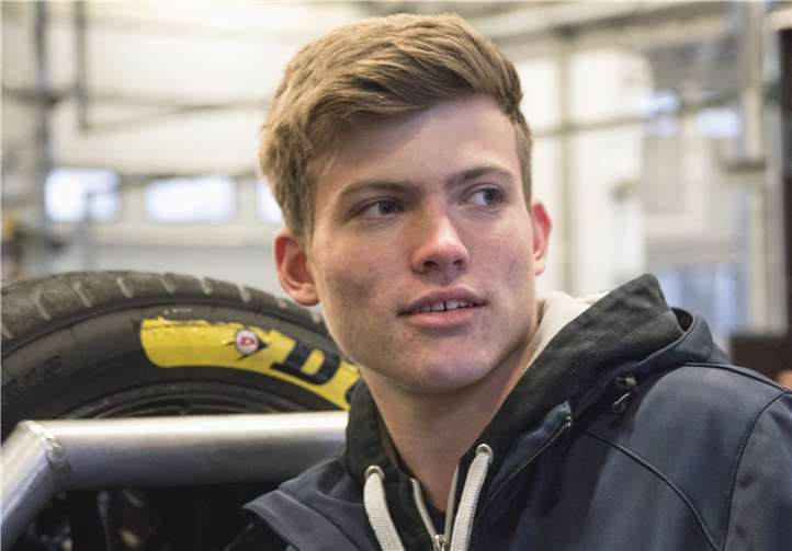 Das Ziel fest im Blick: Leon Dreiser (AC Mayen/Team Autohaus Nett Motorsport). Andreas Krein