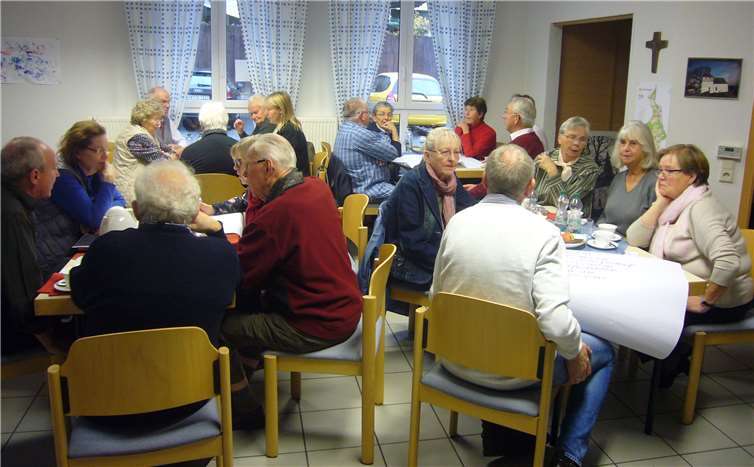 Das „Zukunftscafé“ in Oedingen war gut besucht.Privat