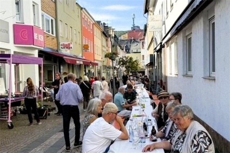 Das Zwiebelkuchenfest war ein Treffpunkt für viele Generationen. 