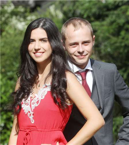 Das aktuelle Maikönigspaar, Bianca Rascher und Florian Gall, freuen sich auf schöne Tage mit vielen Besuchern. Foto: privat