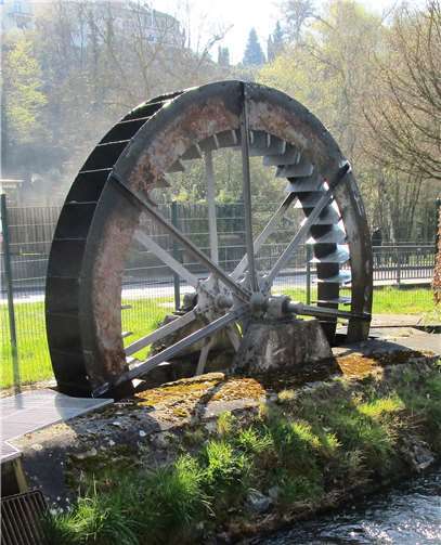 Das alte Wasserrad am Lehrbach