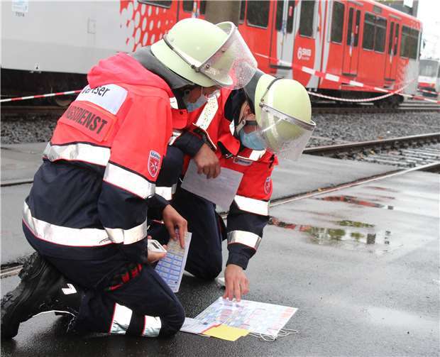 Das angenommene Szenario war ein Straßenbahnunfall mit bis zu 60 Verletzten.