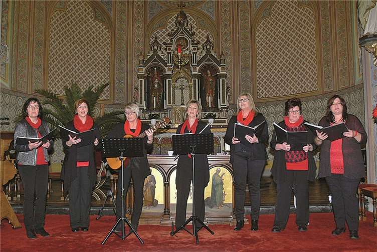 Das bekannte Vokalensemble ANIMO gab in der Ernster Pfarrkirche ein viel beachtetes Benefiz-Weihnachtskonzert. TE