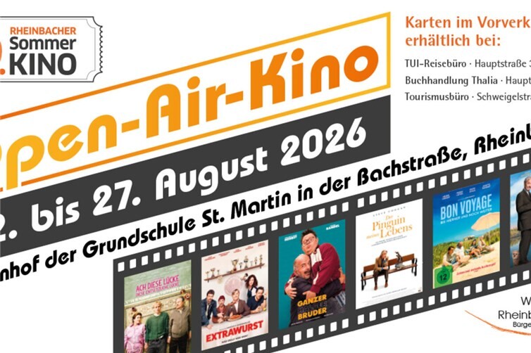 Das beliebte Open-Air-Kino in Rheinbach