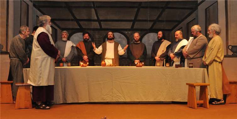 Das berühmte Abendmahl.