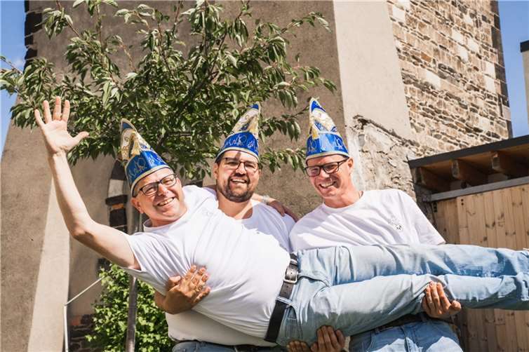 Das designierte Missemer Dreigestirn. Quelle: Miesenheimer Karneval Komitee