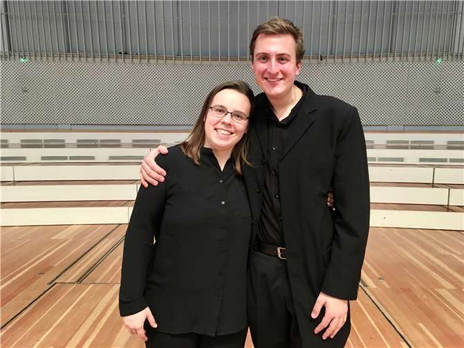 Das deutsch-russische Duo Konstantin Paganetti und Anastasia Grishutina hat den Förderpreis des Paula Salomon-Lindberg-Wettbewerbs „Das Lied“ in Berlin gewonnen. Foto: privat