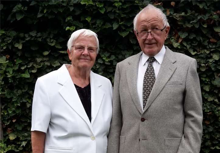 Das diamantene Jubelpaar Agnes und Alfred Scheffler. Foto: privat