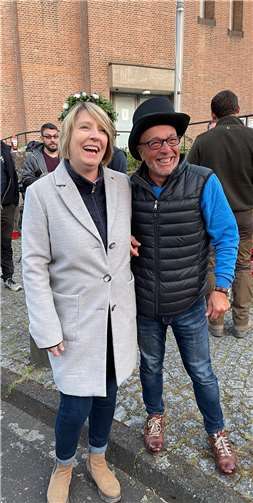 Das diesjährige Rheinbreitbacher Maikönigspaar Mareike Thelen und Calogero Todaro.  Foto: privat