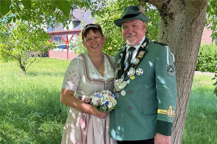 Das diesjährige Schützenkönigspaar. Foto: Lea Prangenberg