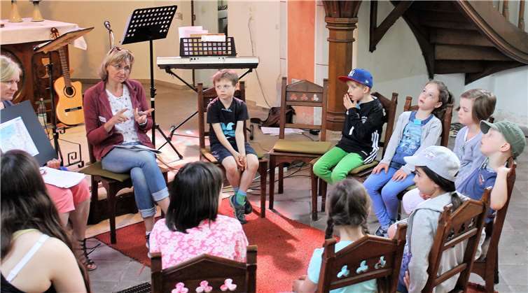 Das diesjährige Thema „Mose“ wurde von den Kindern ausführlich untersucht. privat