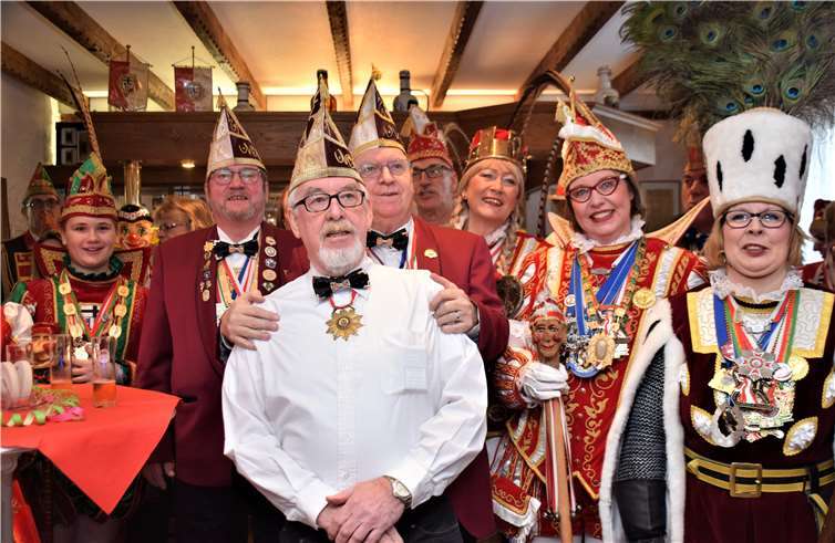 Das durch die elf närrischen Gebote entstandene Tollitätentreffen, war ein voller Erfolg. Foto: EICH