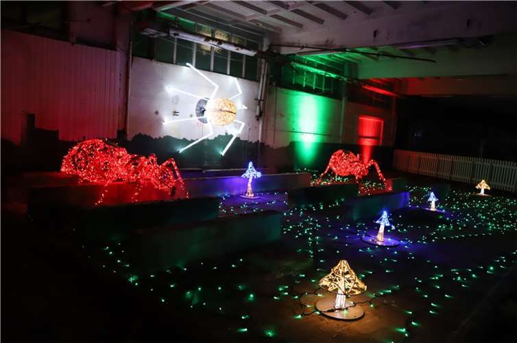 Das ehemalige Boesner-Gelände in Neuwied-Niederbieber liefert maßgeblich die Inspiration für die neue Gestaltung der diesjährigen Lichtinszenierung. Fotos: wamfo.de