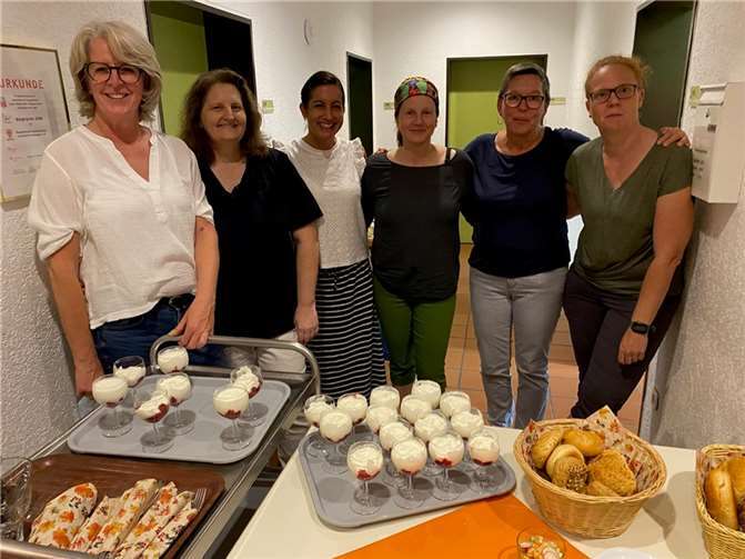Das ehrenamtliche Küchenteam.