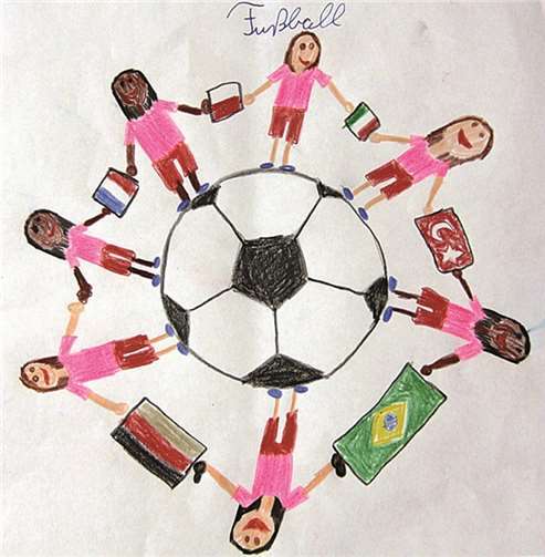 Das eigens für den Integrationstag entworfene Logo stammt von Kindern der Grundschule Oberwinter. H.-J. Schneider