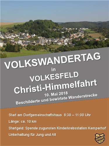 Das eingesammelte Startgeld kommt in diesem Jahr der Kinderkrebsstation des Kemperhofs in Koblenz zu Gute.TuS Volkesfeld