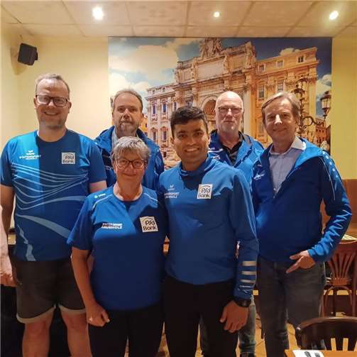 Das engagierte Orga-Team (von links nach rechts): Markus Hübner, Christine Bayer, Joachim Massion, Raheb Rahimi, Roland Wesche und Bernhard Schiffers.  Foto: Christine Bayer