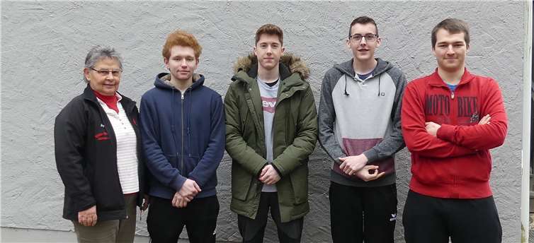 Das erfolgreiche BSC-Liegend-Team mit Brigitte Arenz, Nils Hilger, Jannik Stenzel, Andreas Weinand und Marius Retterrath gewann sechs Medaillen.Foto: privat