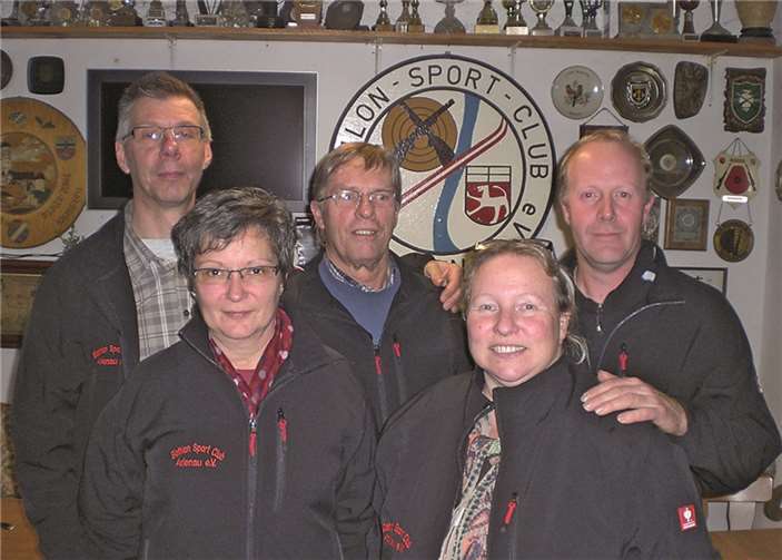 Das erfolgreiche BSC-Team (von links) mit Friedel Hartmann, Vera Hartmann, Toni Risse, Rainer Dhein und Elke Scharbach.privat